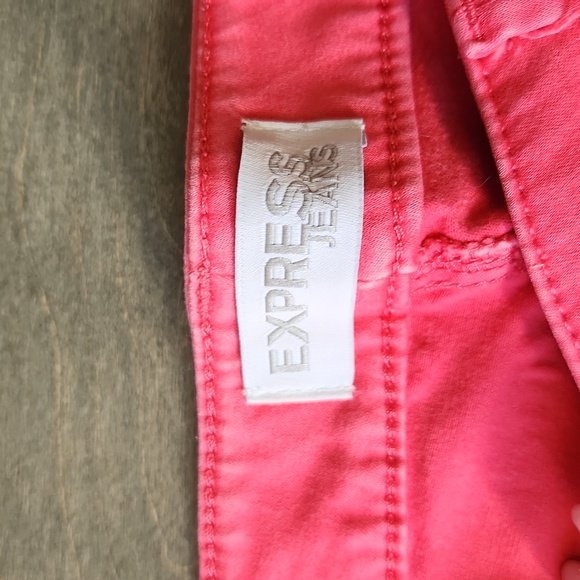 Women's Express Pink Jean Leggings Size 8 - Picture 3 of 4
